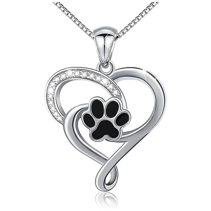 Pawprint of Eternal Love Necklace