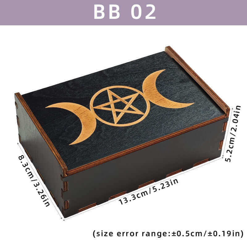 Triple Goddess Tarot Wooden Box