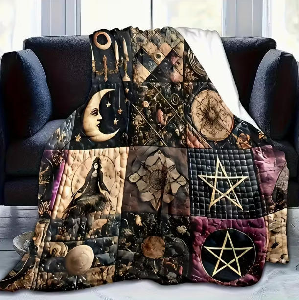 Midnight Magick Patchwork Blanket
