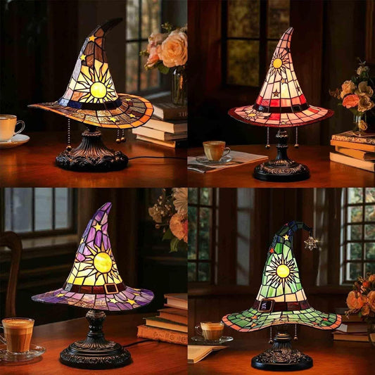 Mystic Sunburst Witch Hat Lamp