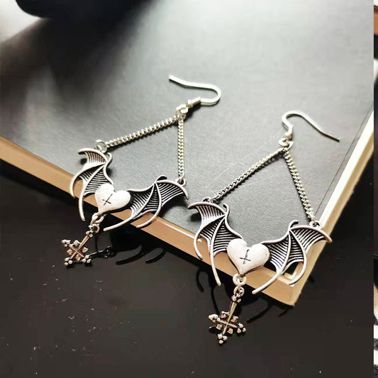 Nocturne Winged Love Earrings