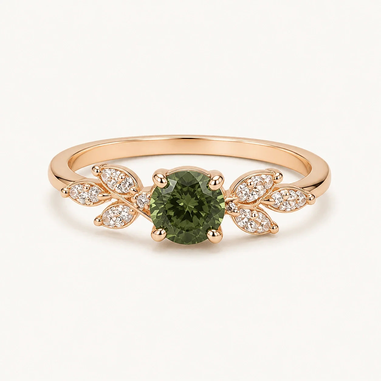 Emerald Green Goddess Ring studio product image
