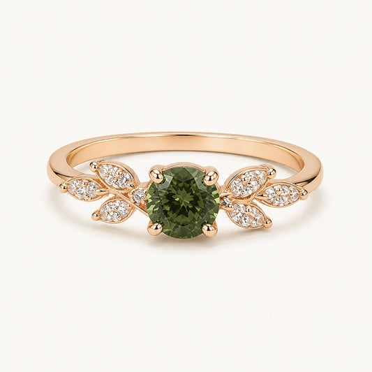 Emerald Green Goddess Ring studio product image