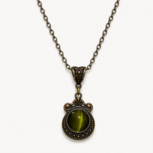 Emerald Green Mystic Necklace studio product image