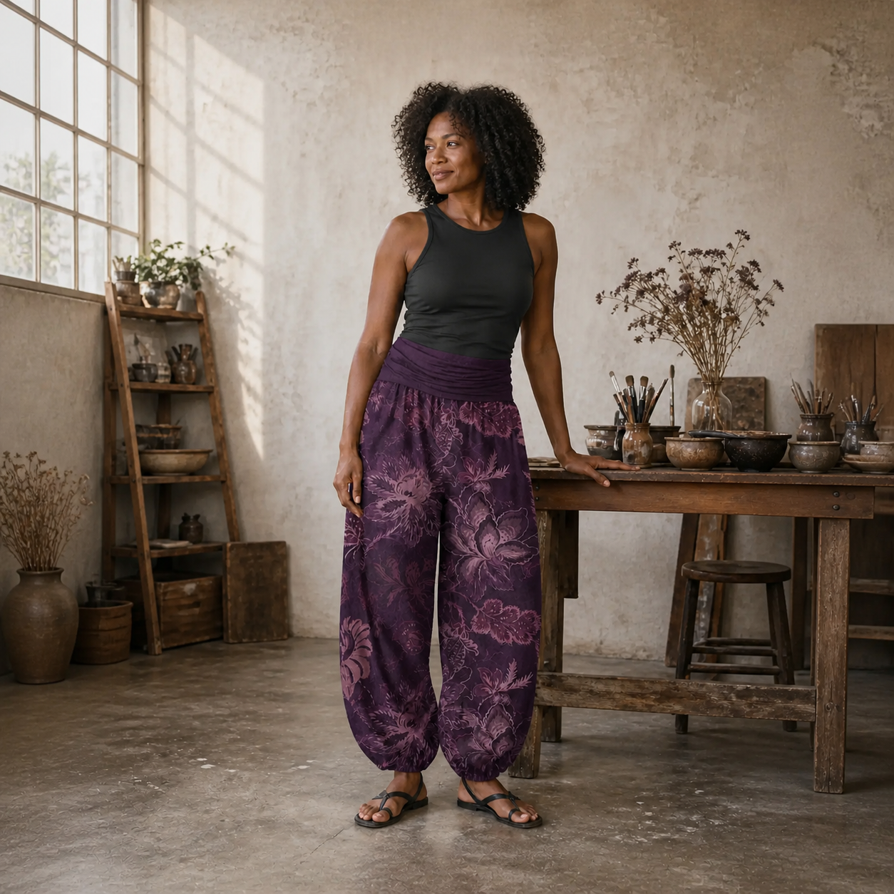 Enchanted Garden Harem Pants