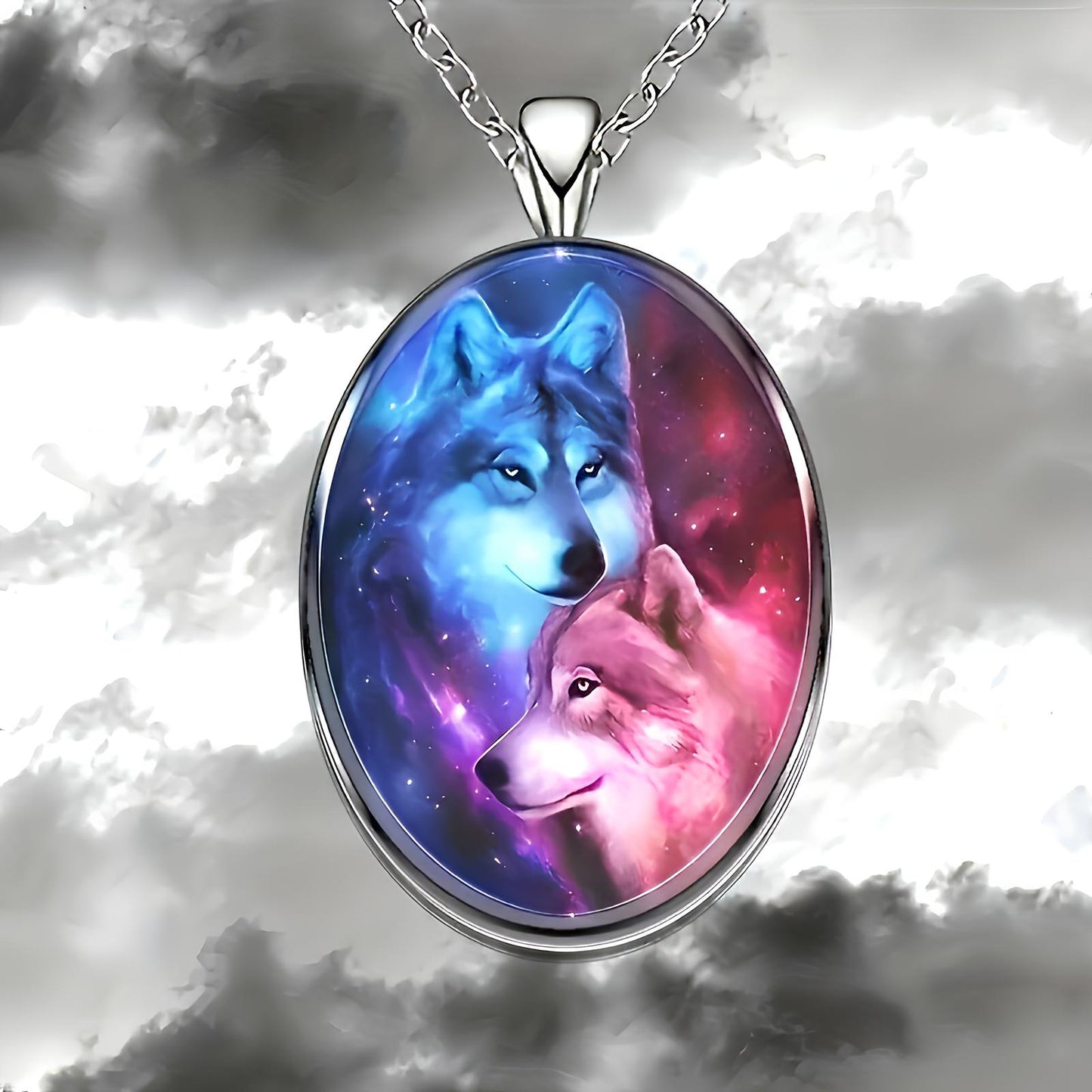 Eternal Spirit Wolf Necklace