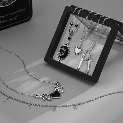 Midnight Rituals: 5 Bewitching Gothic Necklace Assortment