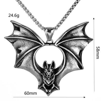 Nocturne Guardian Bat Necklace