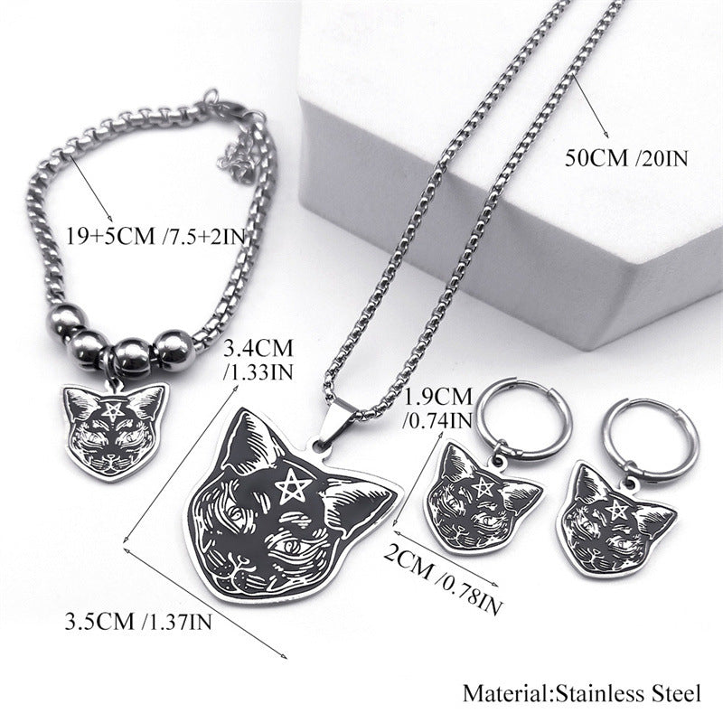 Guardian Spirit Cat Pentacle Set