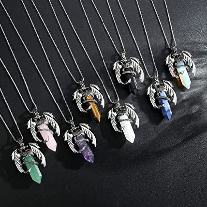 Wyrm’s Embrace Crystal Necklace