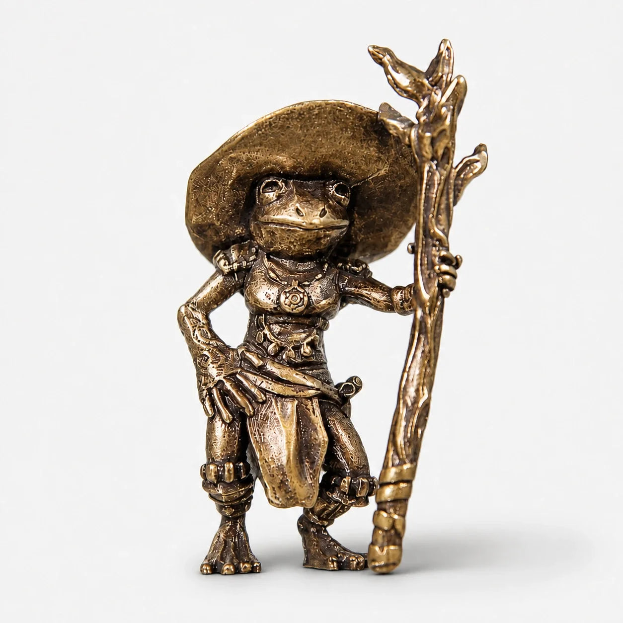Frog Wizard Protection Figurine studio product photo