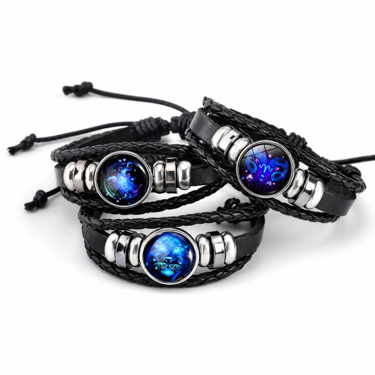 Glow in the Dark Zodiac Bracelet studio product photo