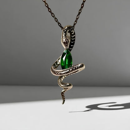 Snake’s Embrace Emerald Necklace