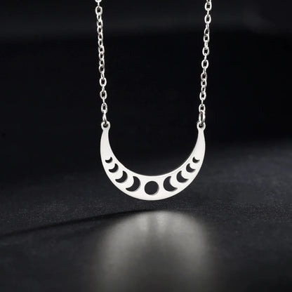 Celestial Harmony Moon Necklace