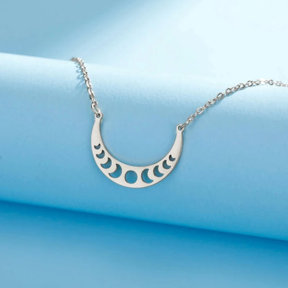 Celestial Harmony Moon Necklace