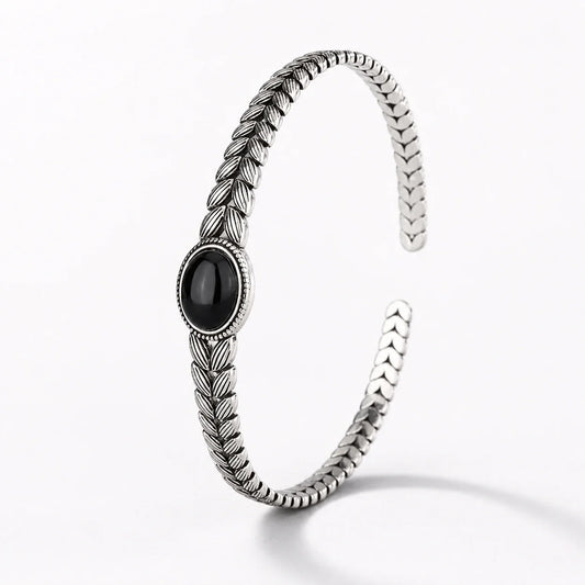 Obsidian Harvest Cuff studio product photo