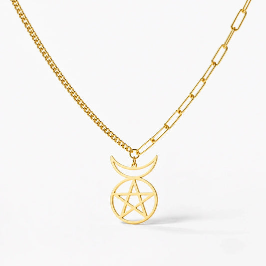 Pentacle Divine Protection Necklace studio product photo