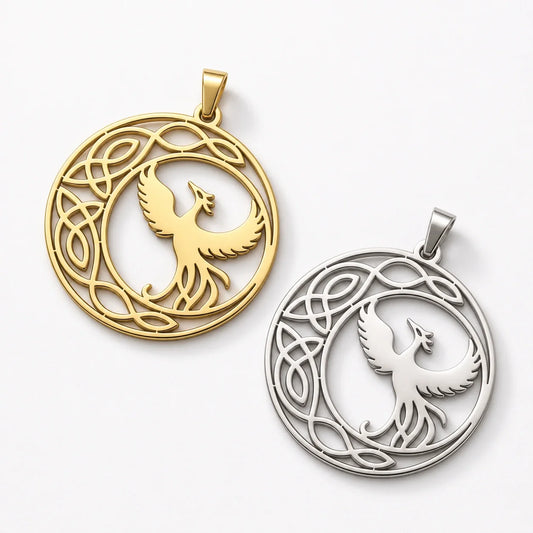 Phoenix Knot Renewal Necklace studio product photo