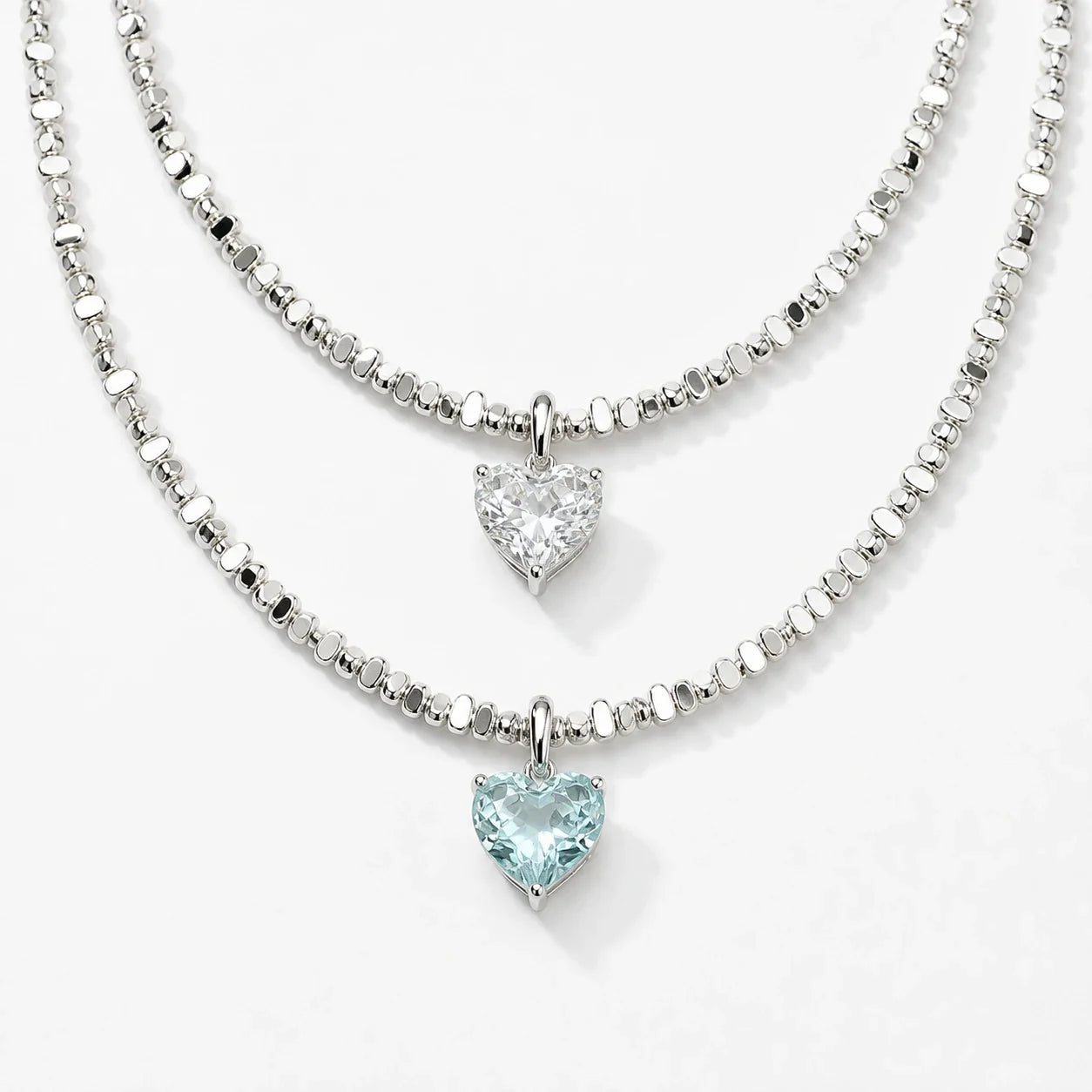 Radiant Love Zircon Necklace studio product photo