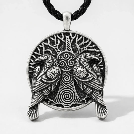 Raven Tree of Life Necklace studio product photo