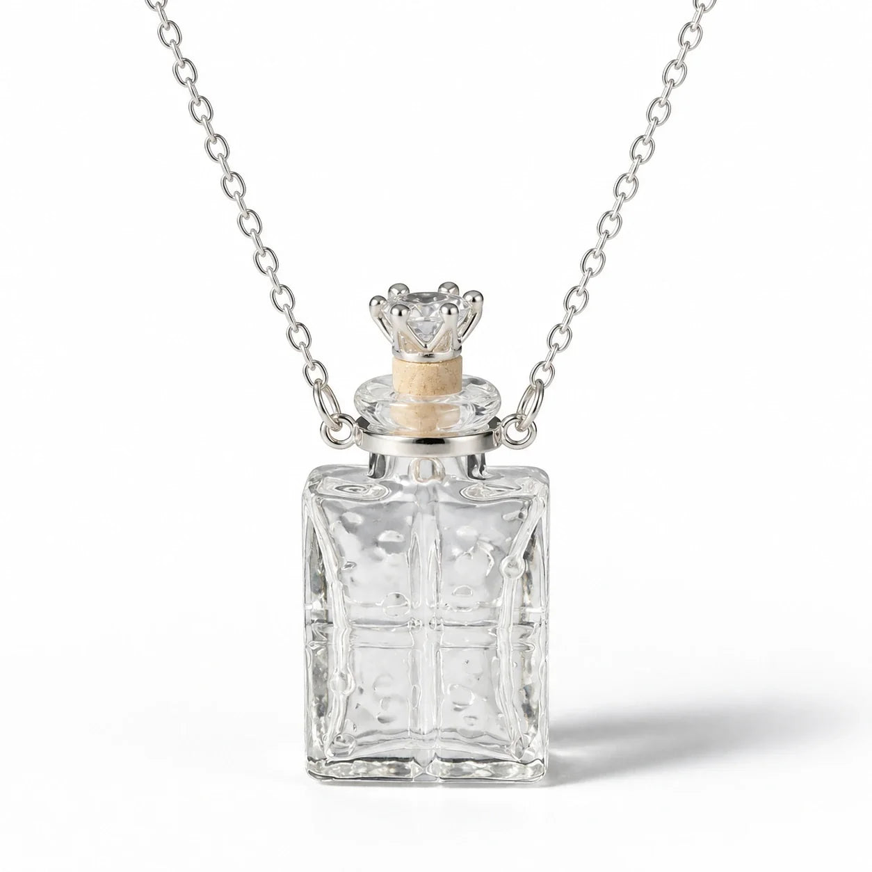 Rectangle Vial Potion Necklace studio product photo