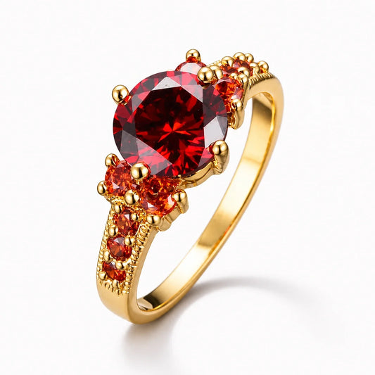 Royal Aura Crystal Ring studio product photo
