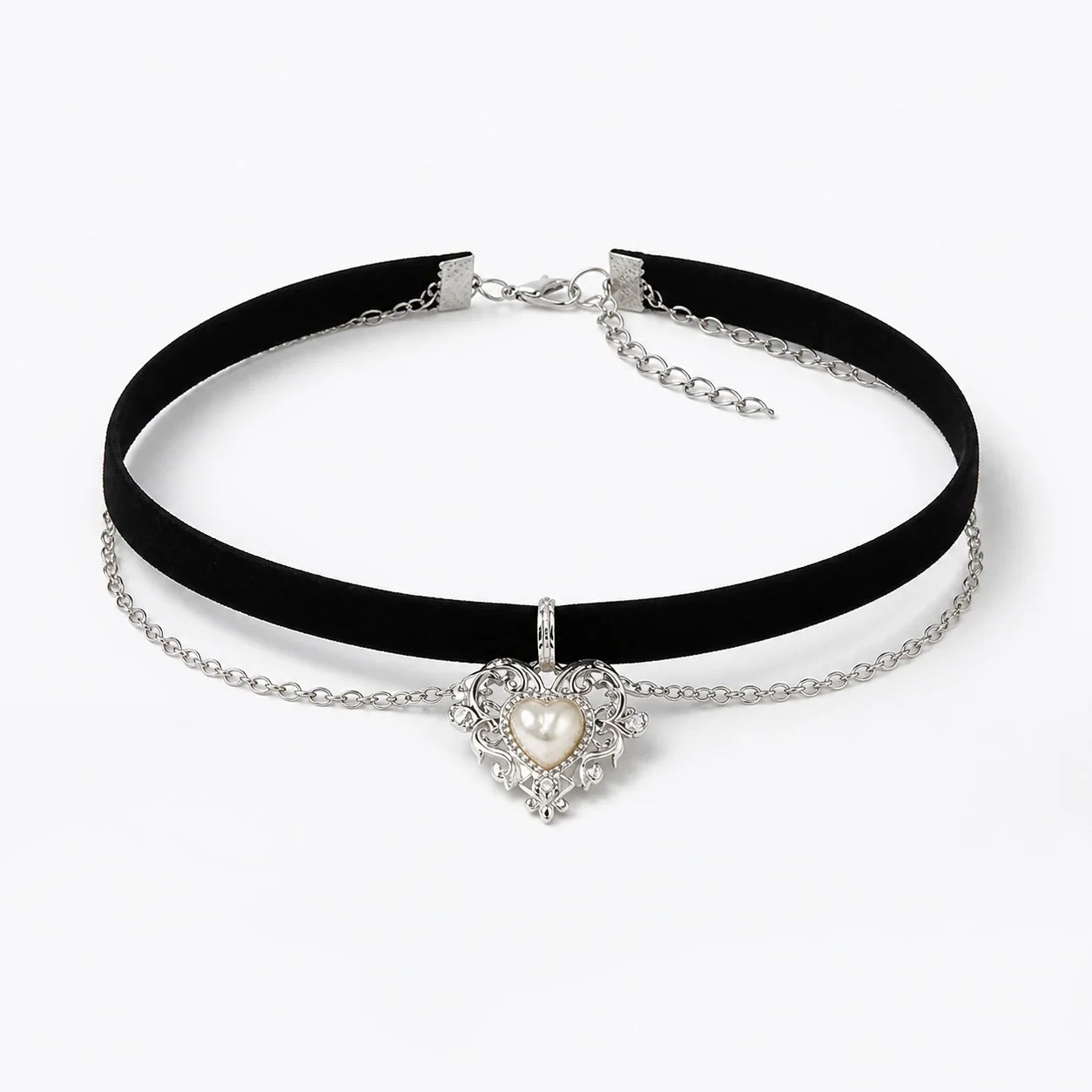 Sacred Heart Velvet Choker studio product photo