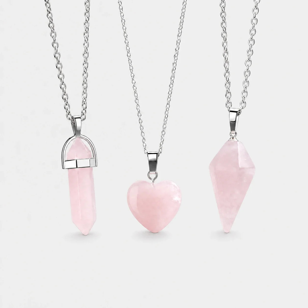 Sacred Love Crystal Trio Set studio product photo