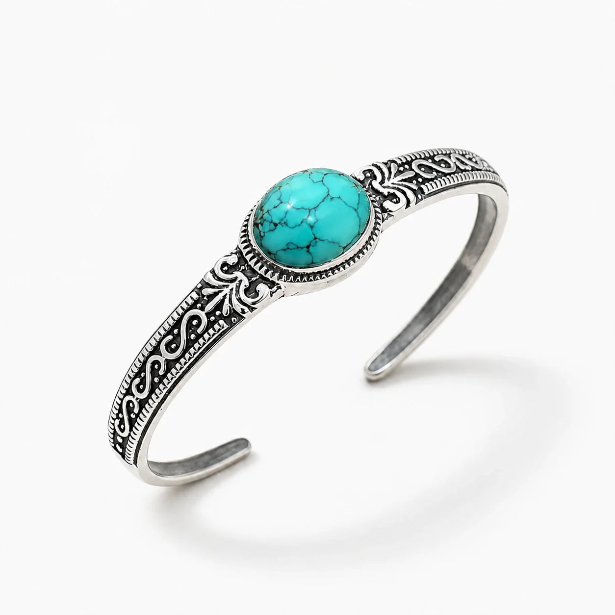 Sacred Pathway Turquoise Bracelet studio product photo