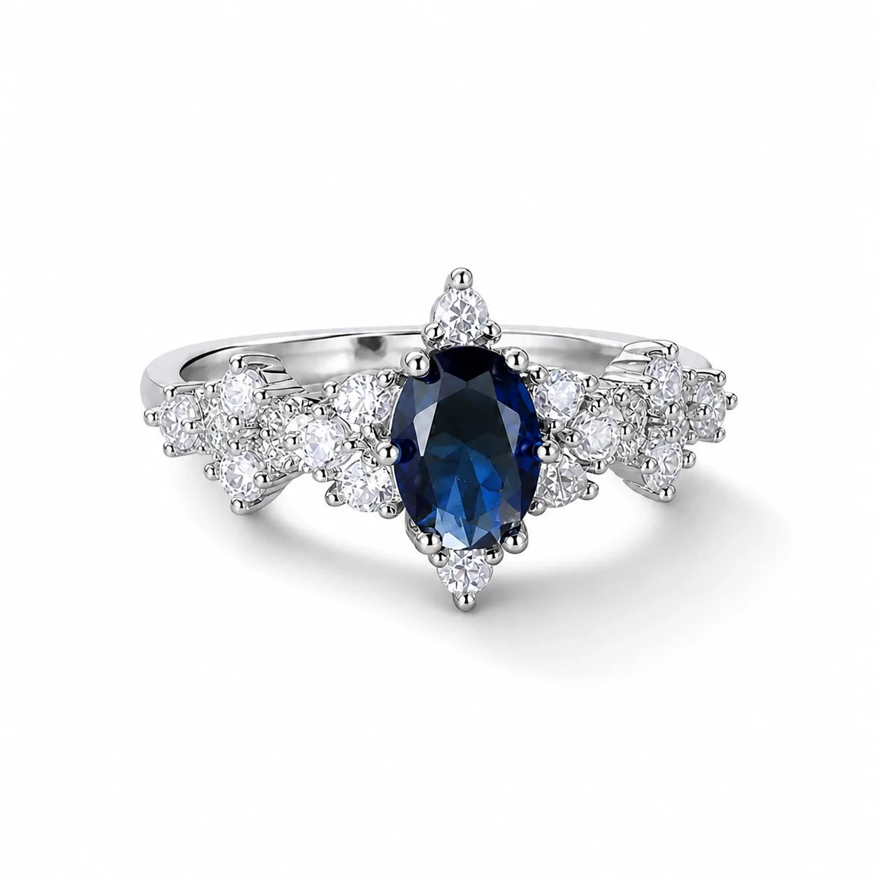 Sapphire Cat Eye Ring studio product photo