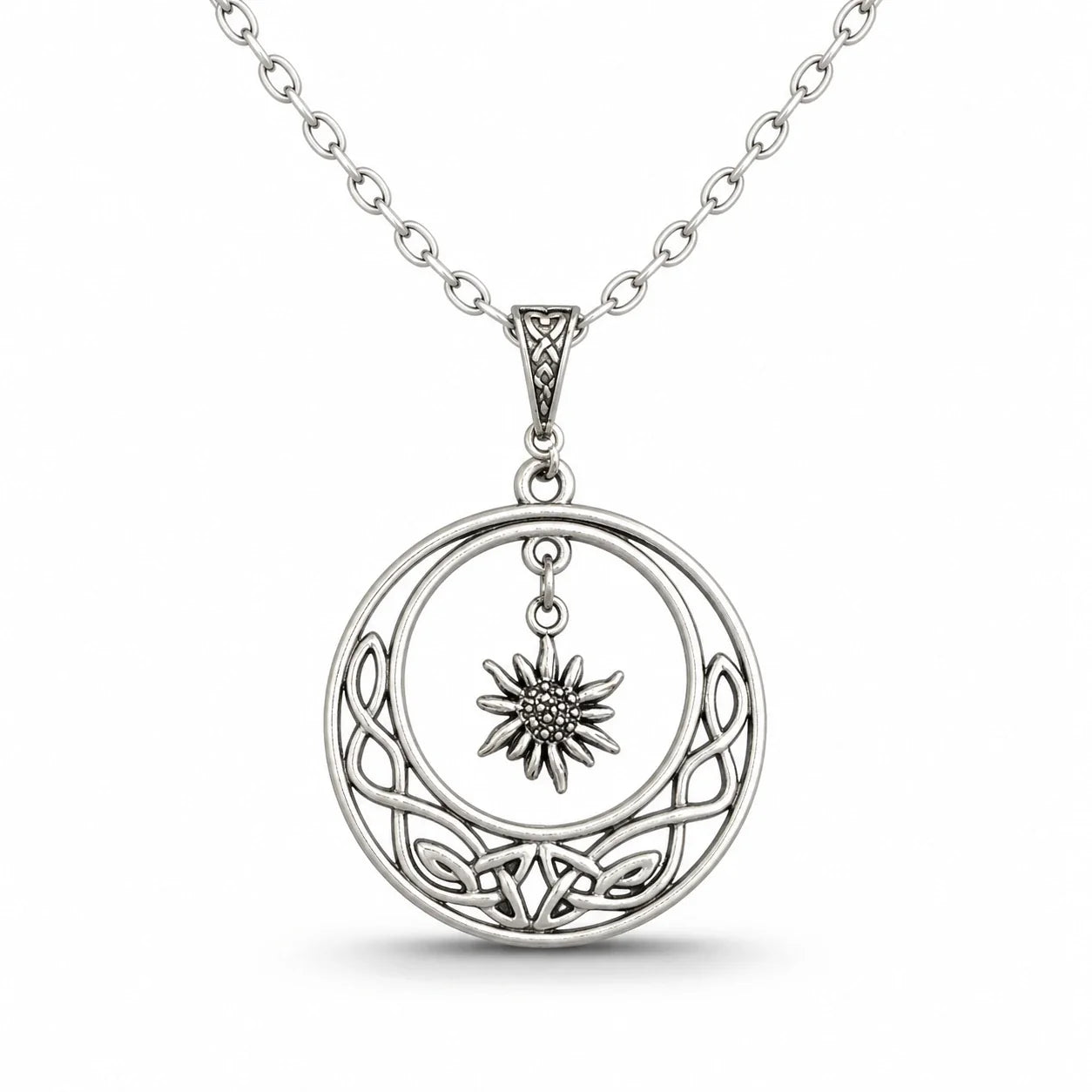 Sun Knot Necklace studio product photo
