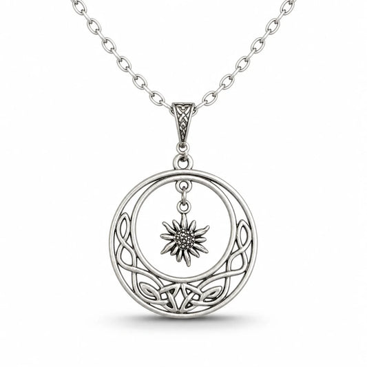 Sun Knot Necklace studio product photo