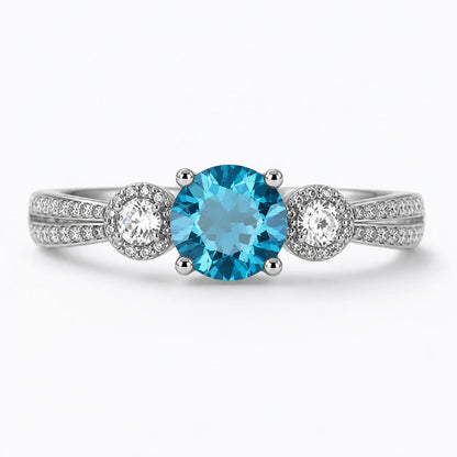 Timeless Trio Crystal Ring studio product photo