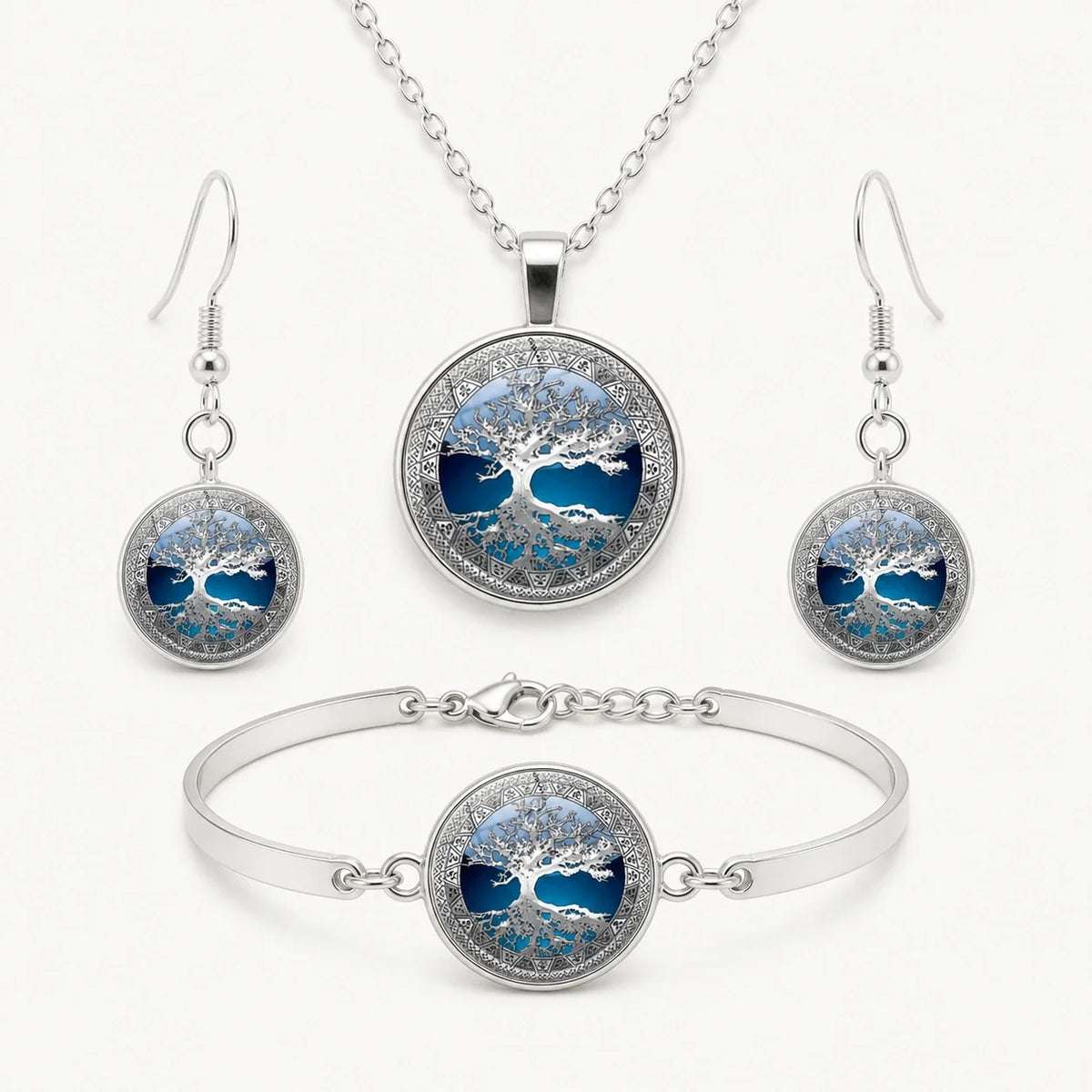 Tree of Life Renewal Jewelry Set studio product photo