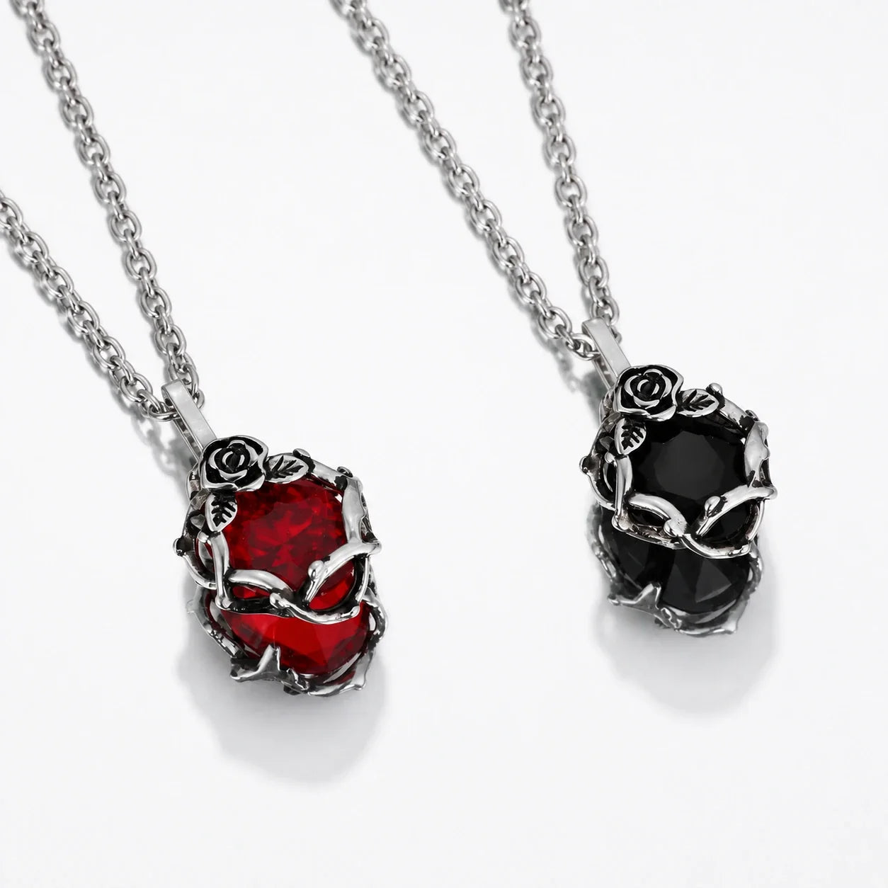 Twilight Rose Shadow Necklace studio product photo