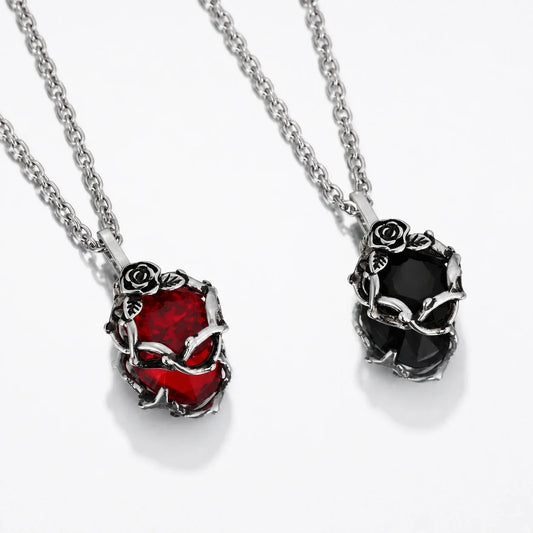 Twilight Rose Shadow Necklace studio product photo