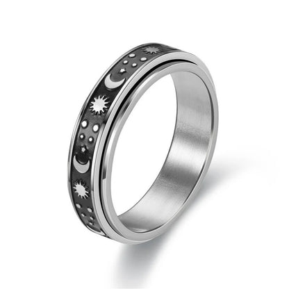 Mindfulness Celestial Spinner Ring