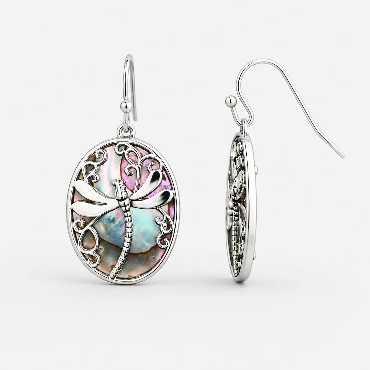 Whispering Wings of Transformation Earrings studio product photo