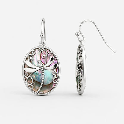Whispering Wings of Transformation Earrings studio product photo
