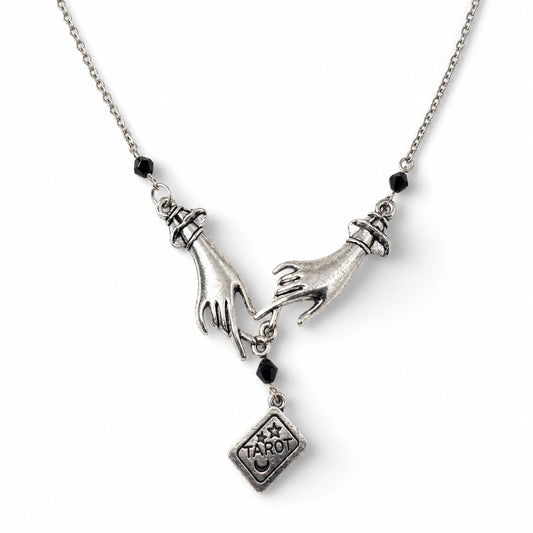 Witch Hand Tarot Necklace studio product photo