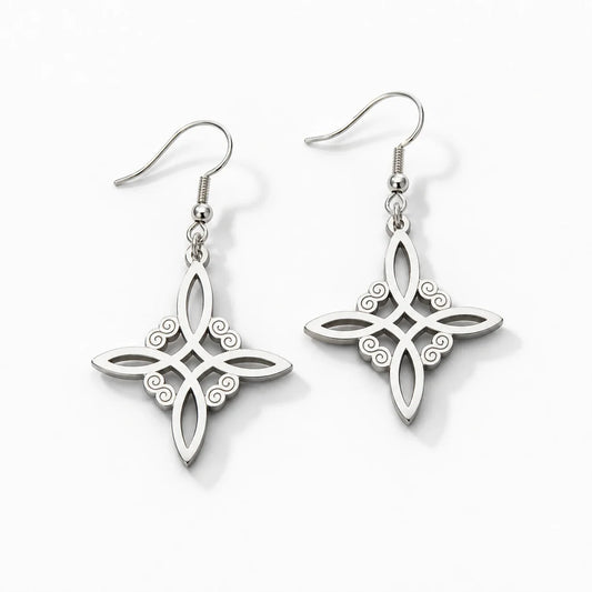 Witches Knot Protection Earrings studio product photo