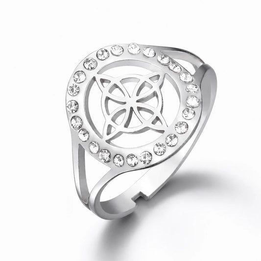 Witches Knot Sacred Circle Ring studio product photo
