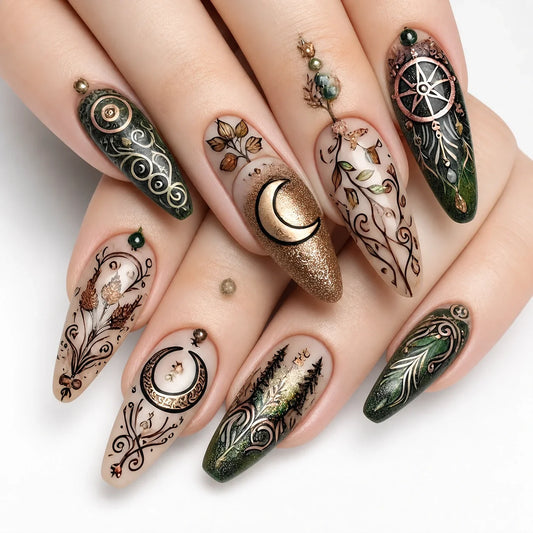 Witchwood Grove Press-On Nails studio product photo