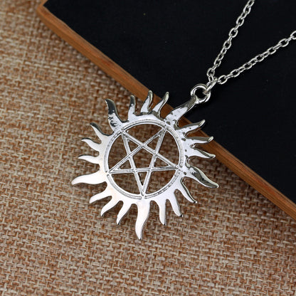 Pentagram Sun Necklace