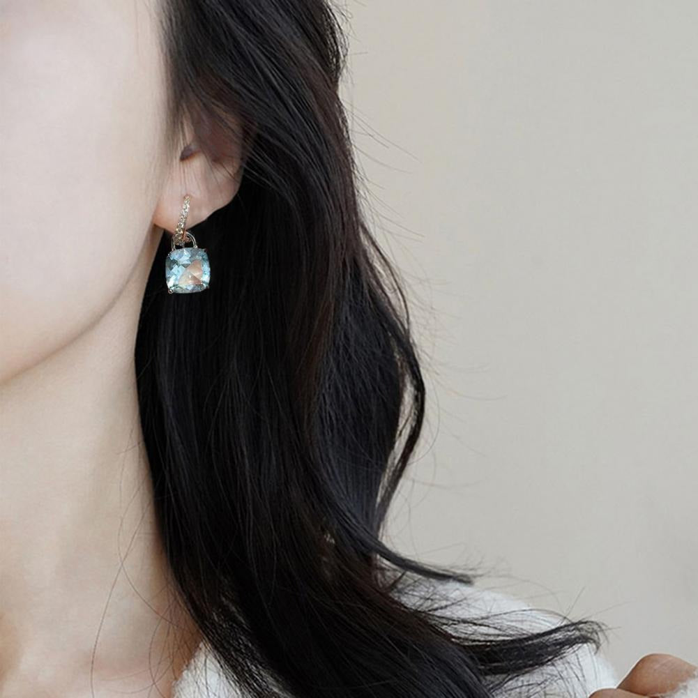 Astral Blue Zircon Earrings