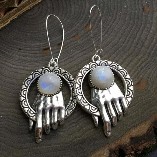 MAGICk OPAL HANDS EARRINGS