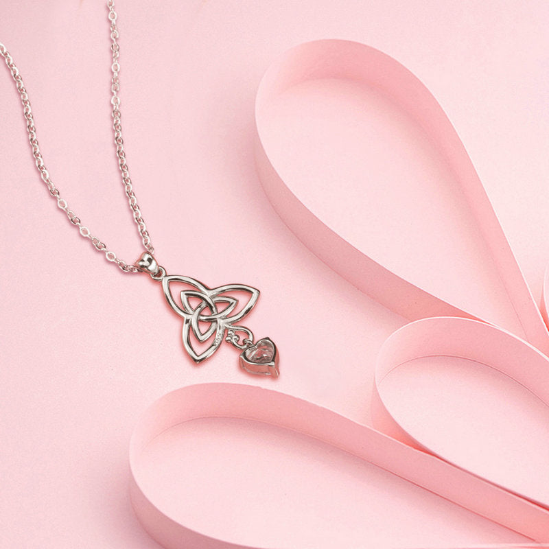 925 Silver Celtic Love Knot Necklace