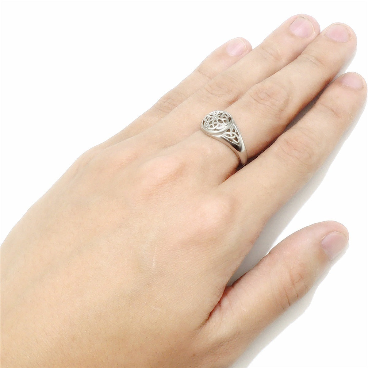 Eternal Love: Sextuple Triquetra Protection Ring