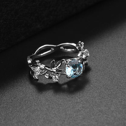 Midnight Spellbinding Blue Rhinestone Ring