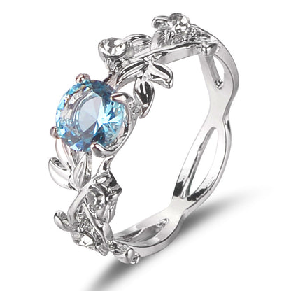 Midnight Spellbinding Blue Rhinestone Ring